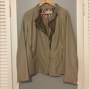 ladies Leather Biker Jacket